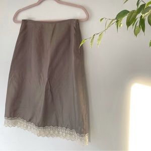 Brown mid skirt 🪐